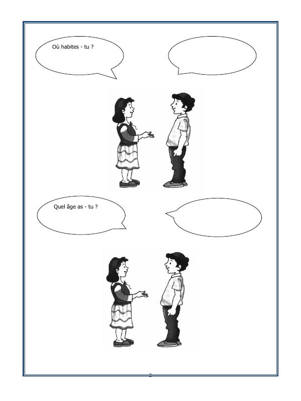 A2ZWorksheets:Language-French-French Worksheet-Les Salutations