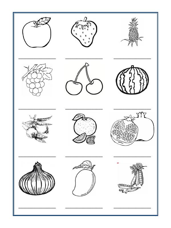 A2ZWorksheets:Language-French-French Worksheet - Les Fruits Et Legumes