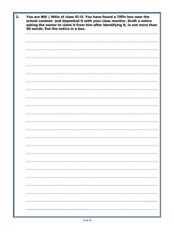 A2ZWorksheets:English-Writing-Notice Writing