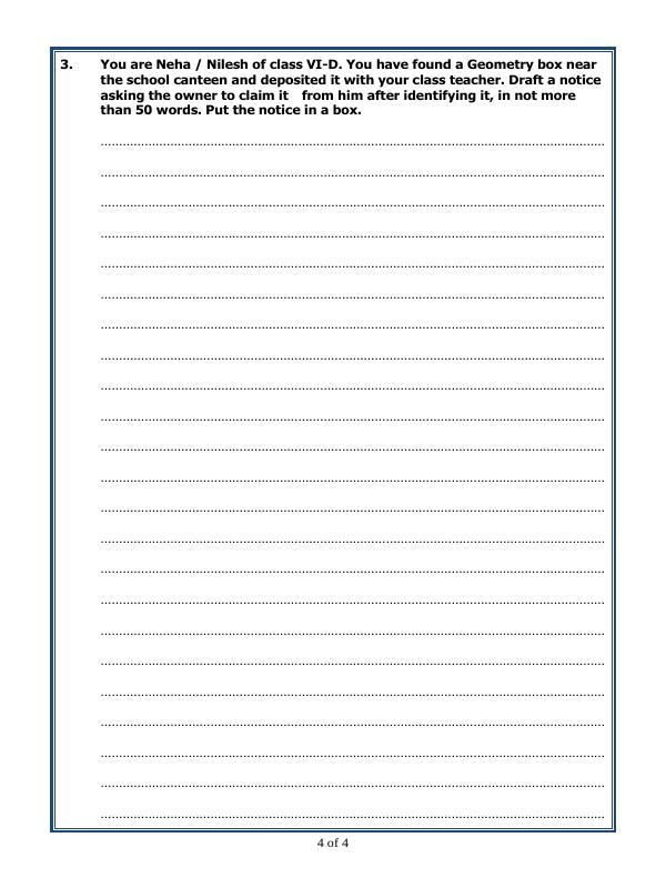 A2ZWorksheets:English-Writing-Notice Writing