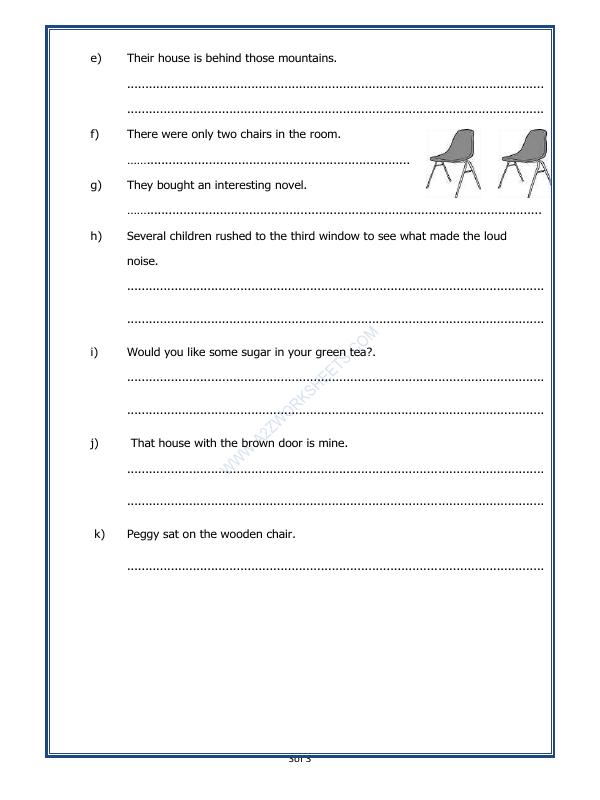 A2ZWorksheets:English-Grammar-Kinds Of Adjectives