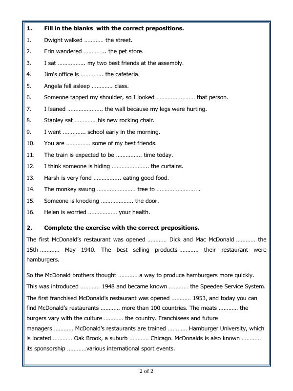 A2ZWorksheets:English-Grammar-Prepositions