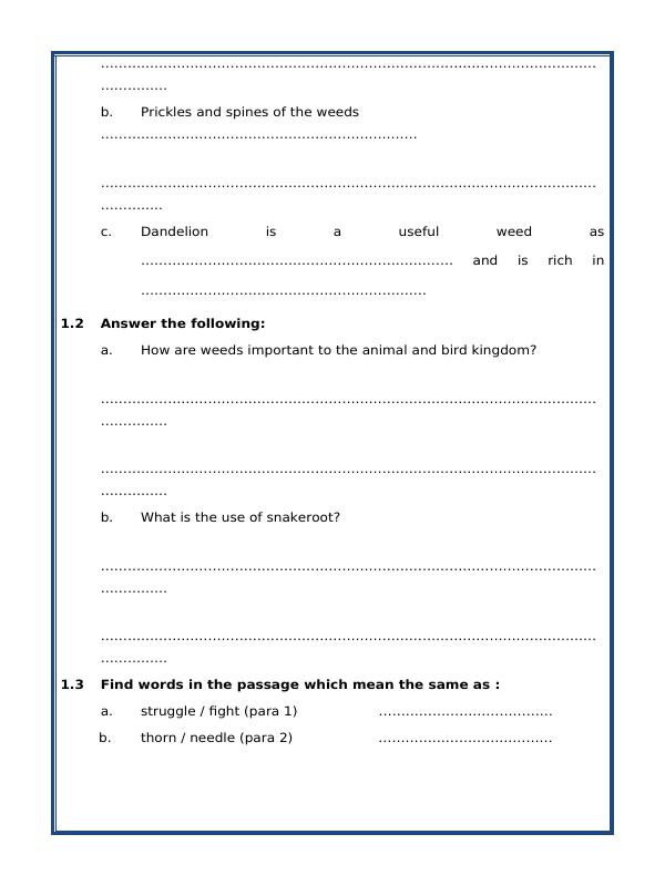 A2ZWorksheets:English-Reading-Comprehension Passage-04