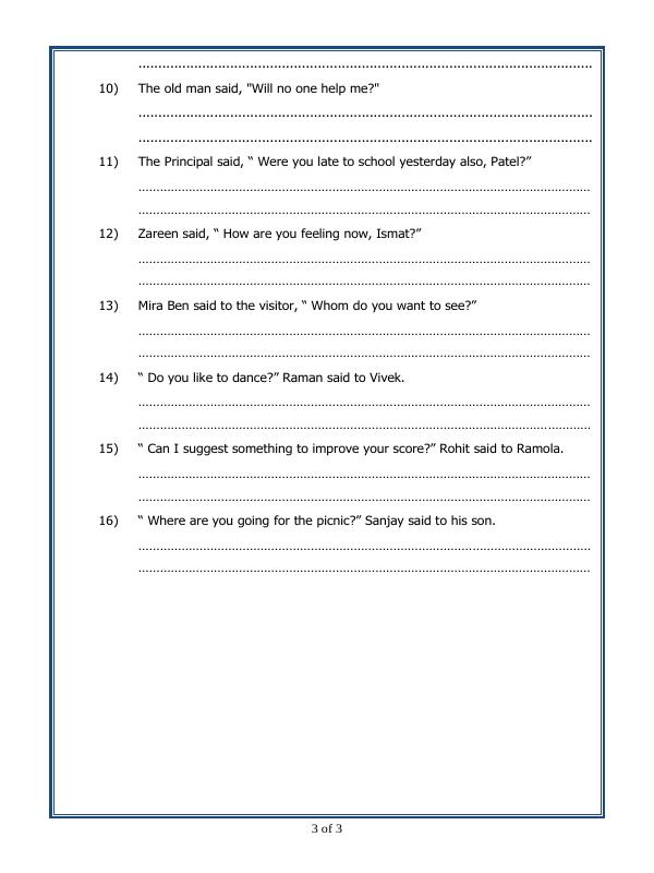 A2ZWorksheets:English-Grammar-Reported Speech