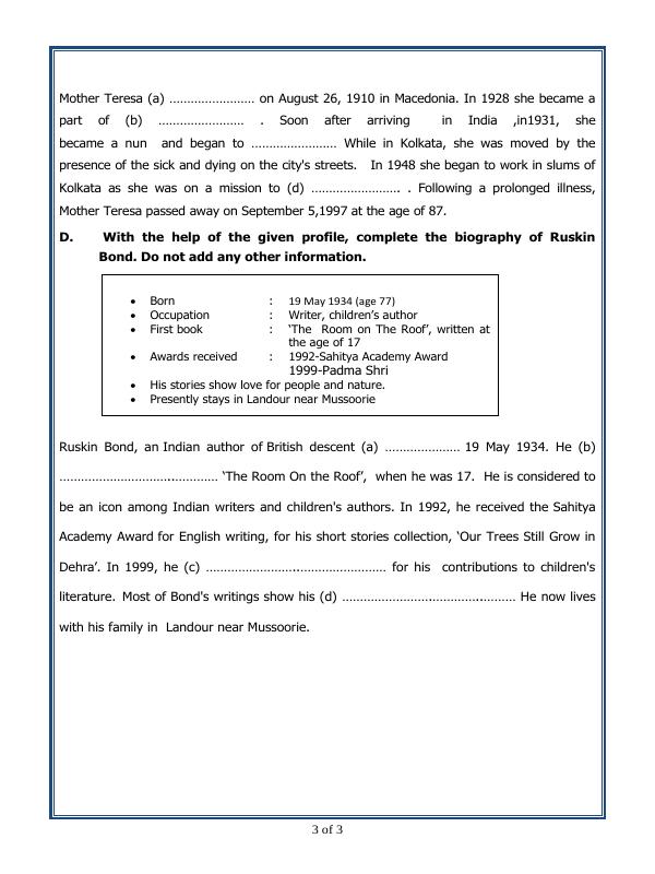 A2ZWorksheets:English-Writing-Bio-Sketch