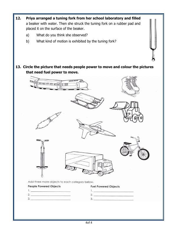 A2ZWorksheets:Science-Motion and Measurement of Distances-Motion And Measurement Of Distances