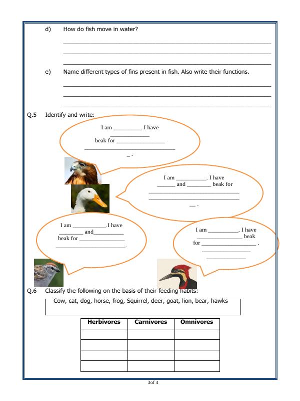 A2ZWorksheets:Science-Animals-Animal Life