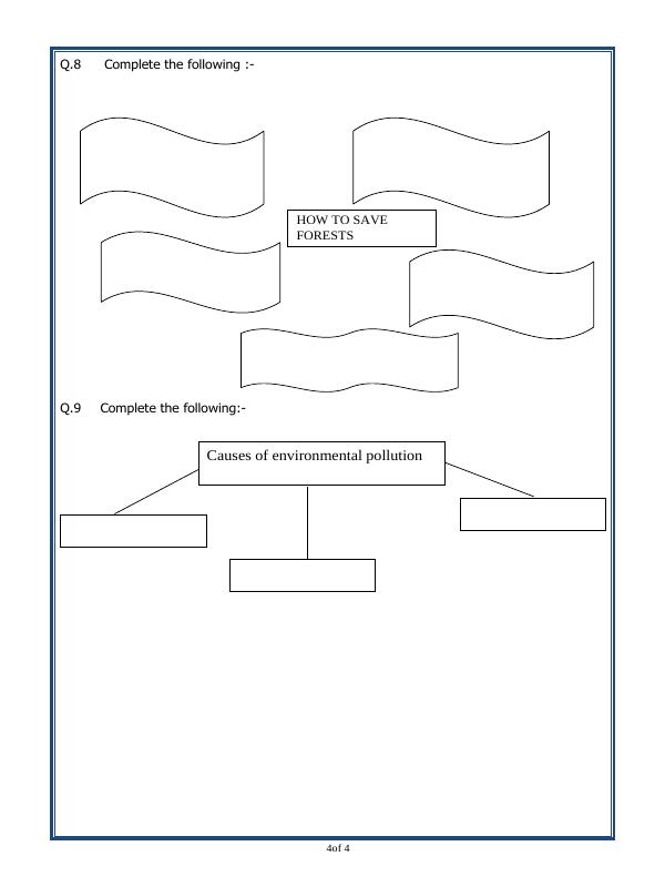 A2ZWorksheets:Science-Environment And Our Surroundings-Pollution And Conserevation Of Our Environment