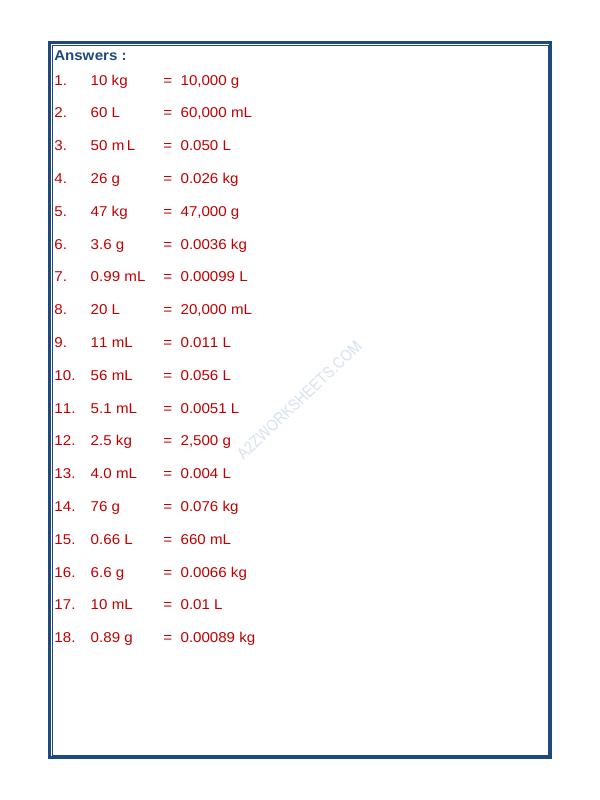 A2ZWorksheets:Maths-Measurement-Measurement (Convert Units)-01