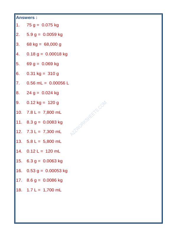 A2ZWorksheets:Maths-Measurement-Measurement (Convert Units)-03
