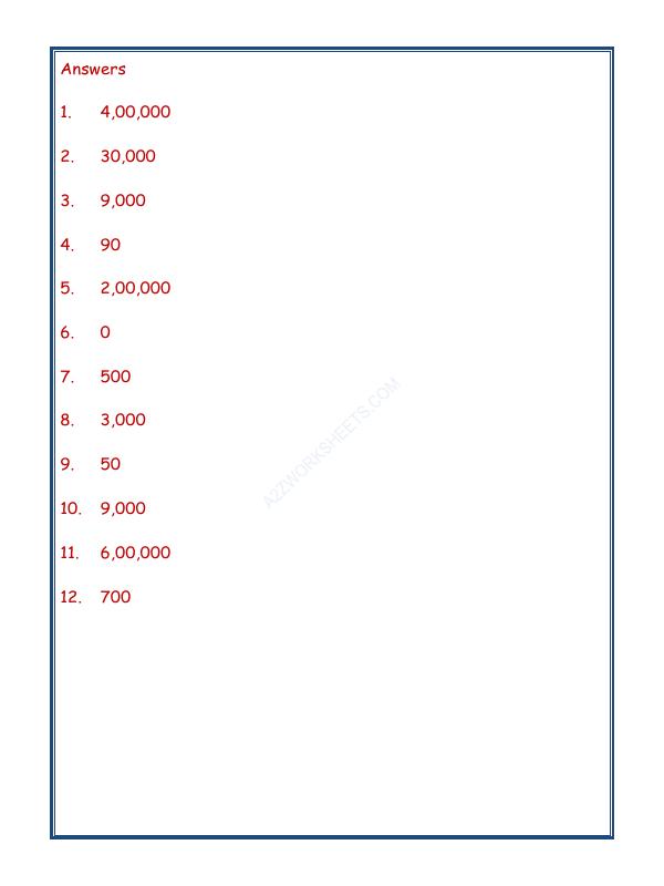 A2ZWorksheets:Maths-Place Value-Place Value-04