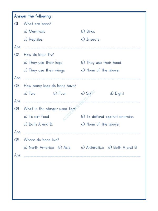 A2ZWorksheets:English-Reading-English Comprehension Passage-20
