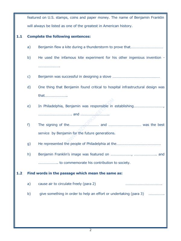 A2ZWorksheets:English-Reading-Comprehension Passage-32