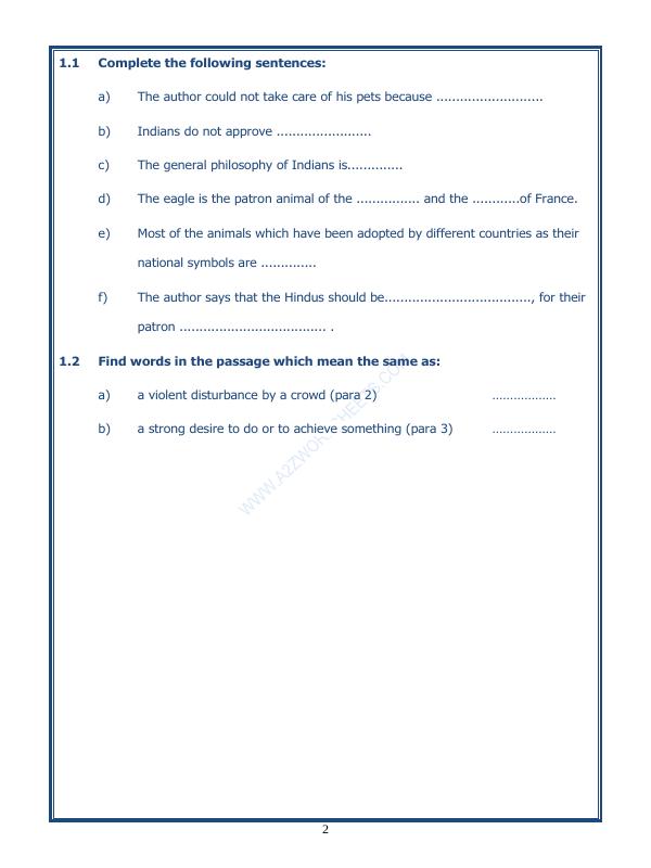 A2ZWorksheets:English-Reading-Comprehension Passage-38