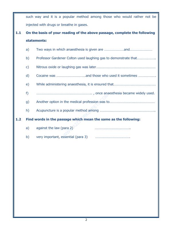 A2ZWorksheets:English-Reading-Comprehension Passage-45