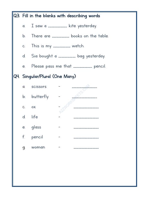 A2ZWorksheets:English-Reading-Comprehension Passage-27