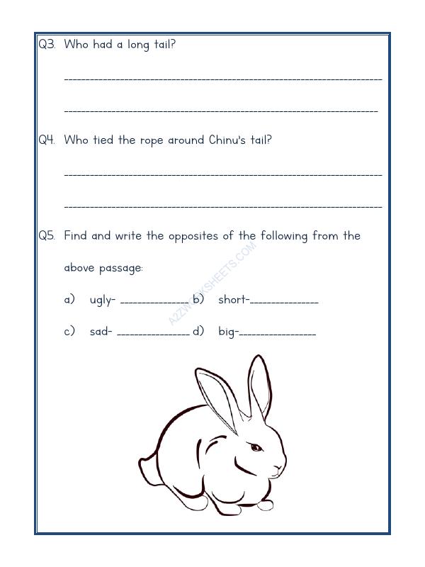 A2ZWorksheets:English-Reading-Comprehension Passage-28