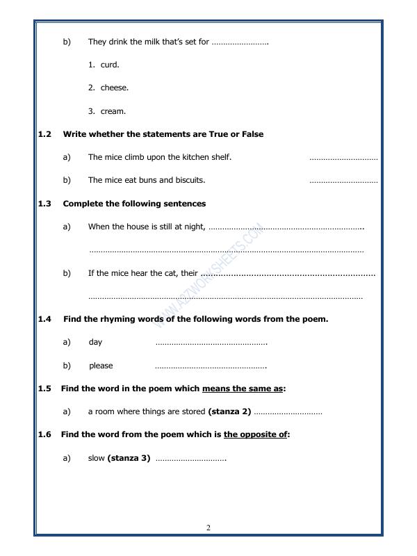 A2ZWorksheets:English-Reading-English Comprehension - 14