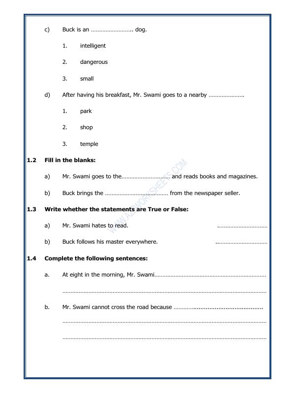 A2ZWorksheets:English-Reading-English Comprehension - 15