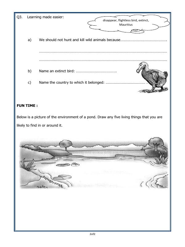 A2ZWorksheets:Science-Environment And Our Surroundings-Our Environment