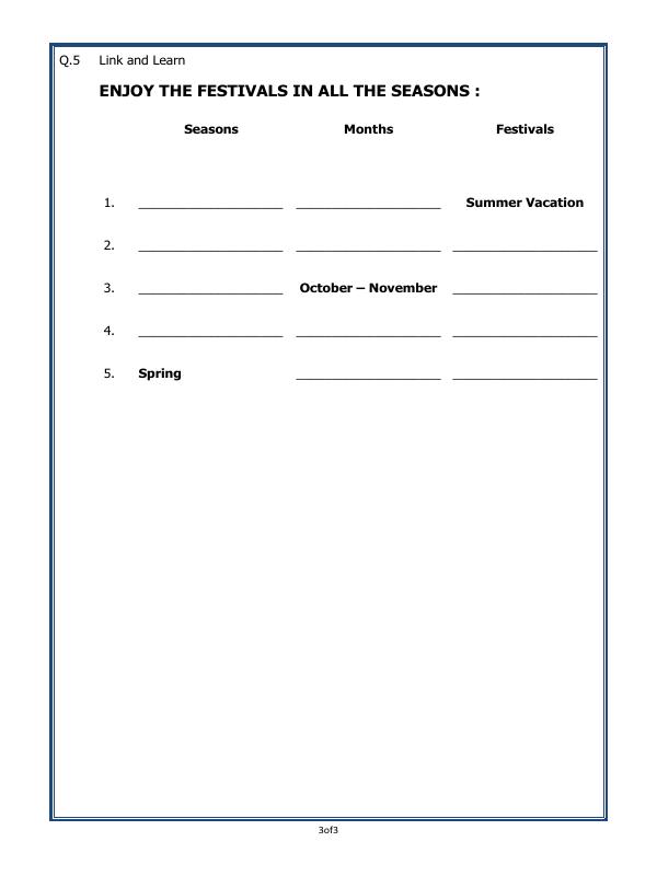 A2ZWorksheets:Science-Environment And Our Surroundings-Weather And Seasons