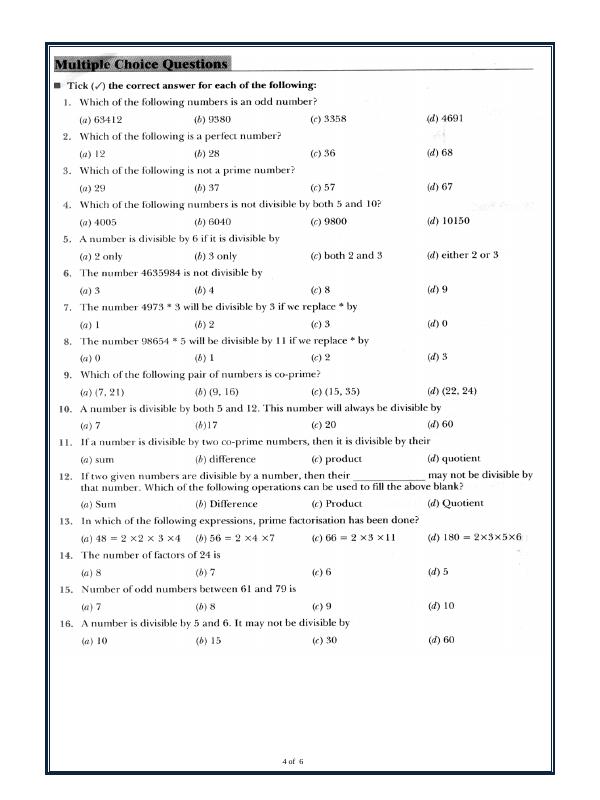 A2ZWorksheets:Maths-Numbers-Playing With Numbers (Factors And Multiples)
