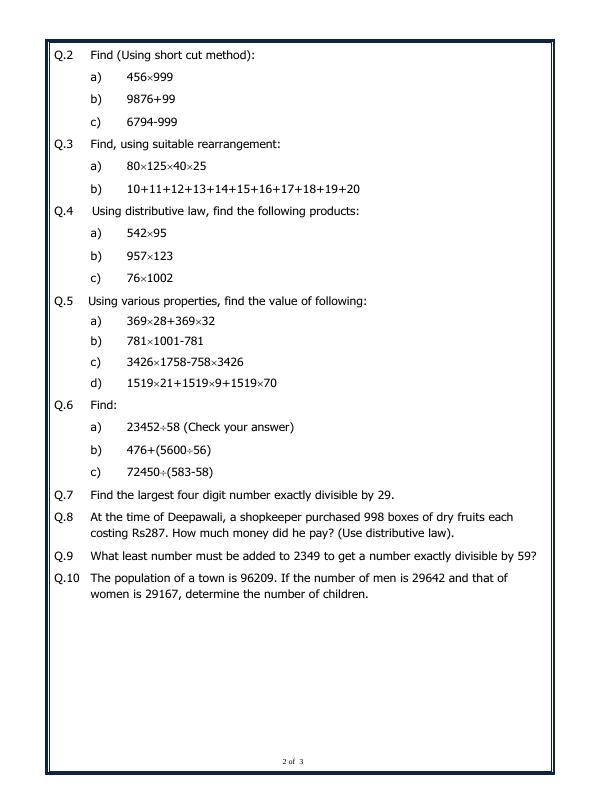A2ZWorksheets:Maths-Numbers-Whole Numbers