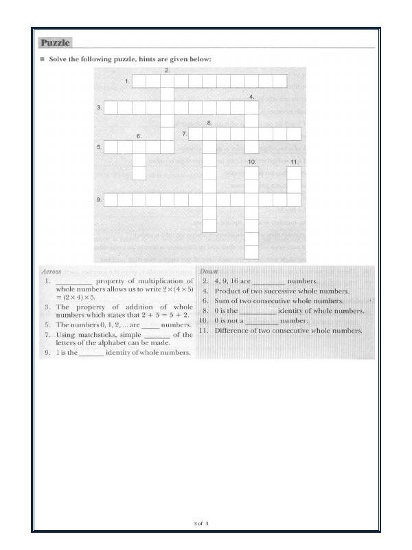 A2ZWorksheets:Maths-Numbers-Whole Numbers