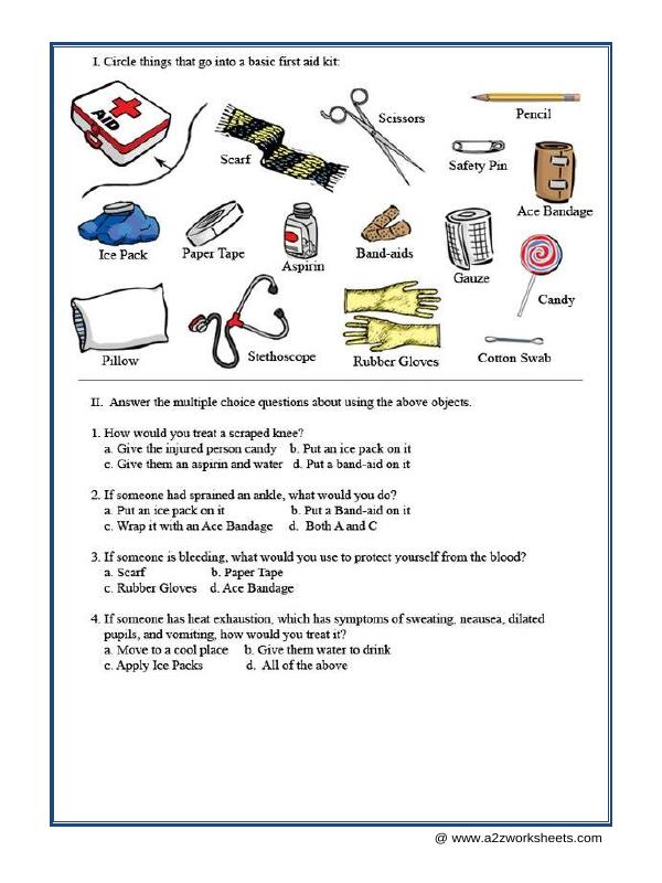 A2ZWorksheets:General Awareness-Safety-Safety On Road-02