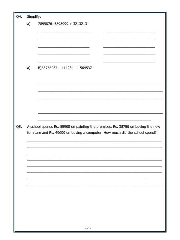 A2ZWorksheets:Maths-Addition-Addition And Subtraction