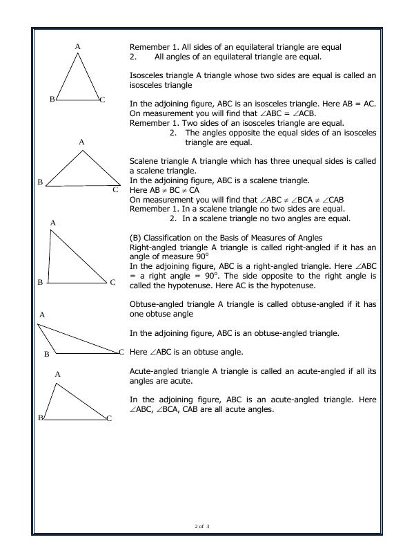A2ZWorksheets:Maths-Geometry-Triangles