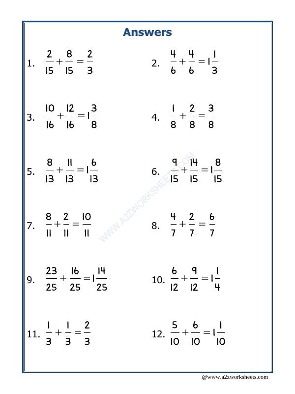 A2ZWorksheets:Maths-Fractions-Let'S Practice Fraction Addition-13
