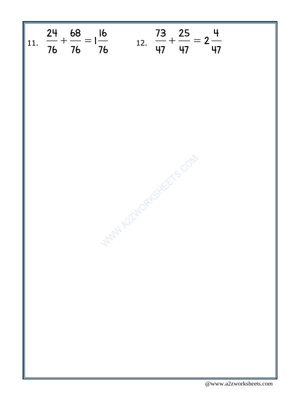 A2ZWorksheets:Maths-Fractions-Let'S Practice Fraction Addition-23