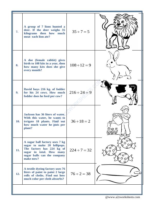 A2ZWorksheets:Maths-Division-Let's Practice Division-03