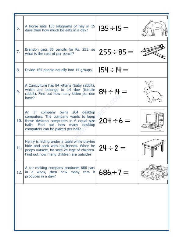 A2ZWorksheets:Maths-Division-Let's Practice Division-04