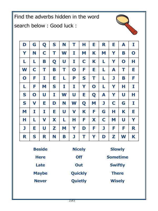 A2ZWorksheets:English-Grammar-Let's Practice Adverbs-02