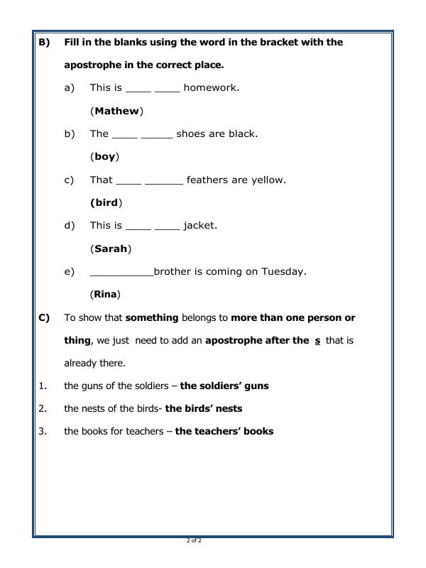 A2ZWorksheets:English-Grammar-Let's Practice Apostrophe-02