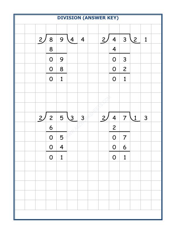 A2ZWorksheets:Maths-Division-Division By 2 - 6