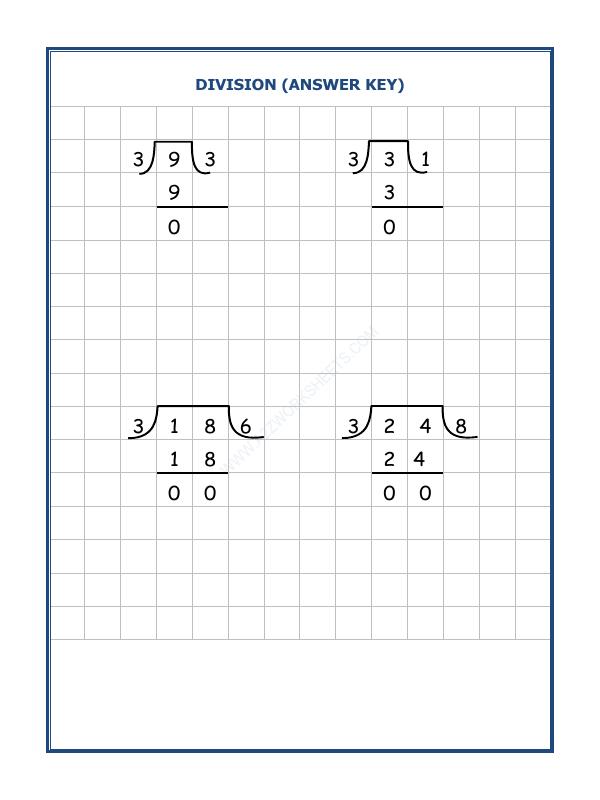A2ZWorksheets:Maths-Division-Division By 3 - 1