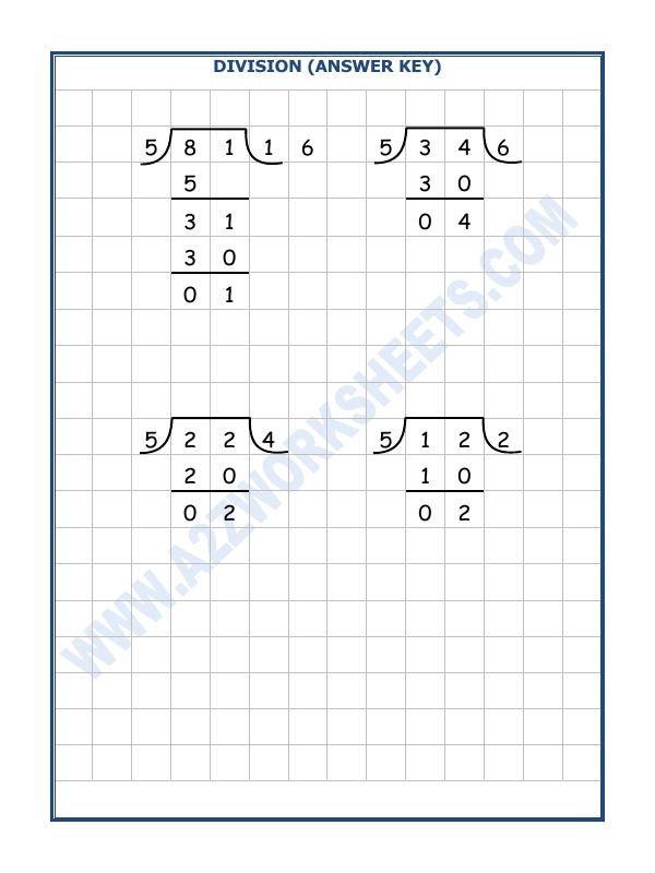 A2ZWorksheets:Maths-Division-Division By 5 - 17