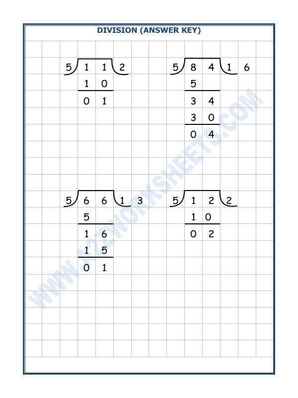 A2ZWorksheets:Maths-Division-Division By 5 - 18