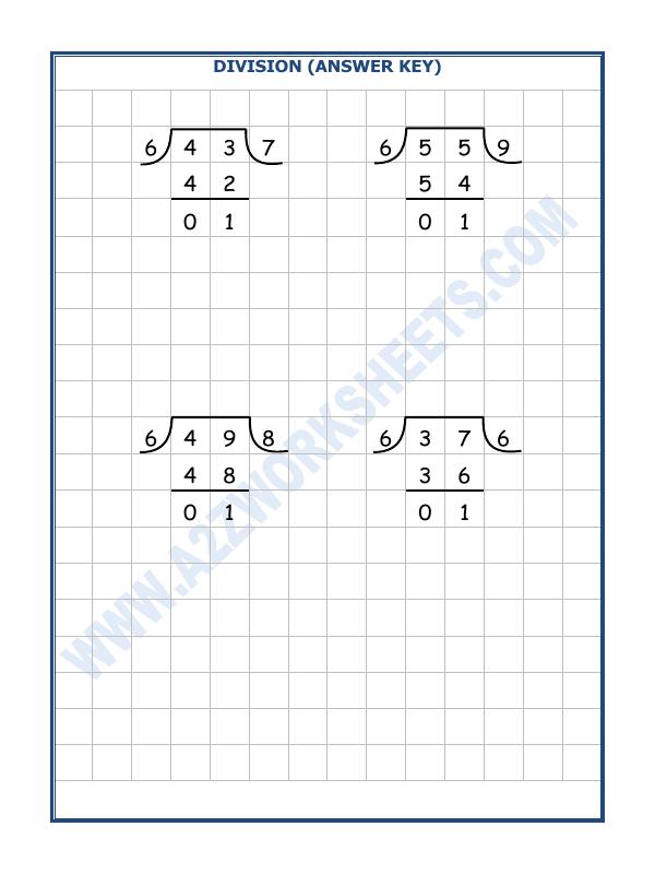 A2ZWorksheets:Maths-Division-Division By 6 - 6