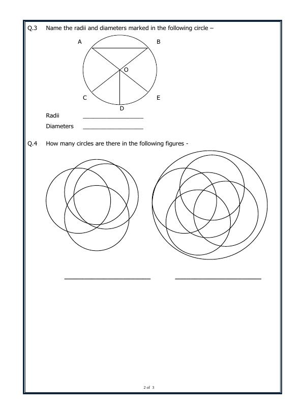 A2ZWorksheets:Maths-Geometry-Circles