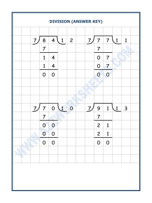 A2ZWorksheets:Maths-Division-Division By 7 - 2