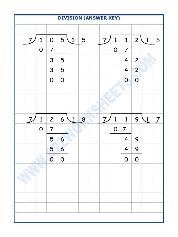 A2ZWorksheets:Maths-Division-Division By 7 - 3