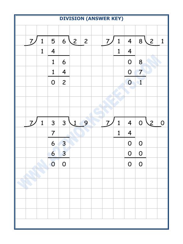 A2ZWorksheets:Maths-Division-Division By 7 - 4