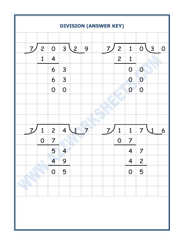 A2ZWorksheets:Maths-Division-Division By 7 - 24