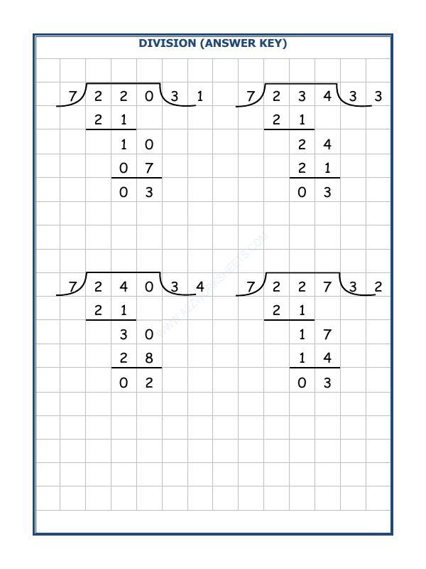 A2ZWorksheets:Maths-Division-Division By 7 - 25
