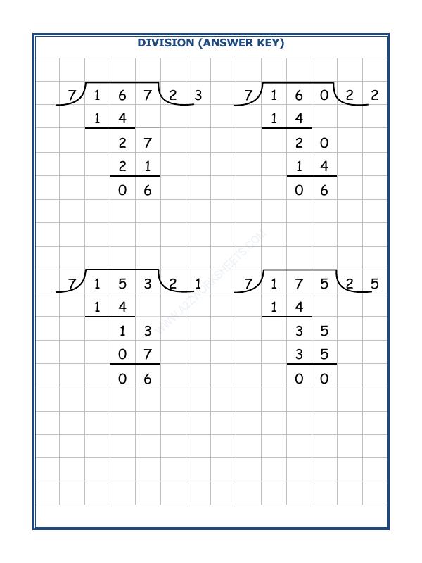 A2ZWorksheets:Maths-Division-Division By 7 - 27