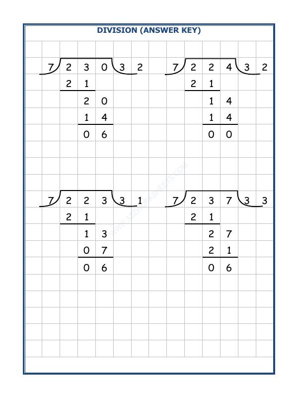A2ZWorksheets:Maths-Division-Division By 7 - 29